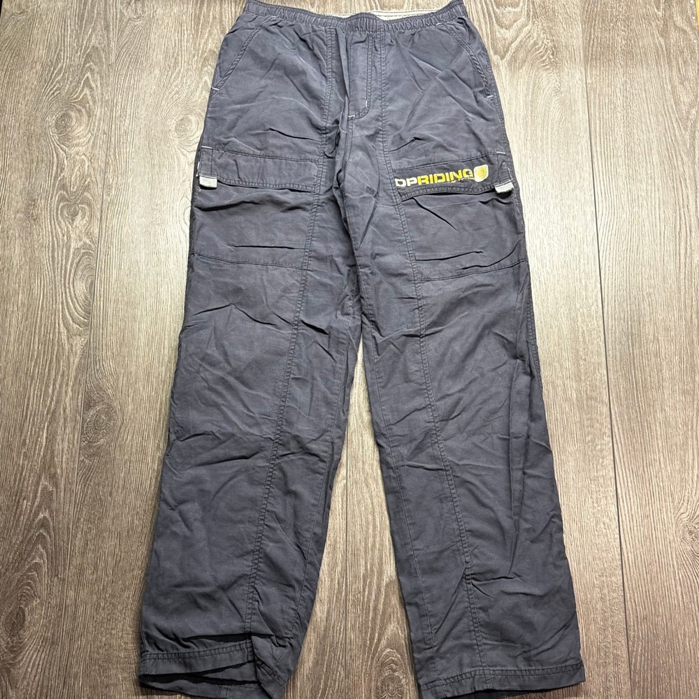 Vintage Ocean Pacific OP Seventy Two Cargo Pants Gray Mens Small Y2K Utility